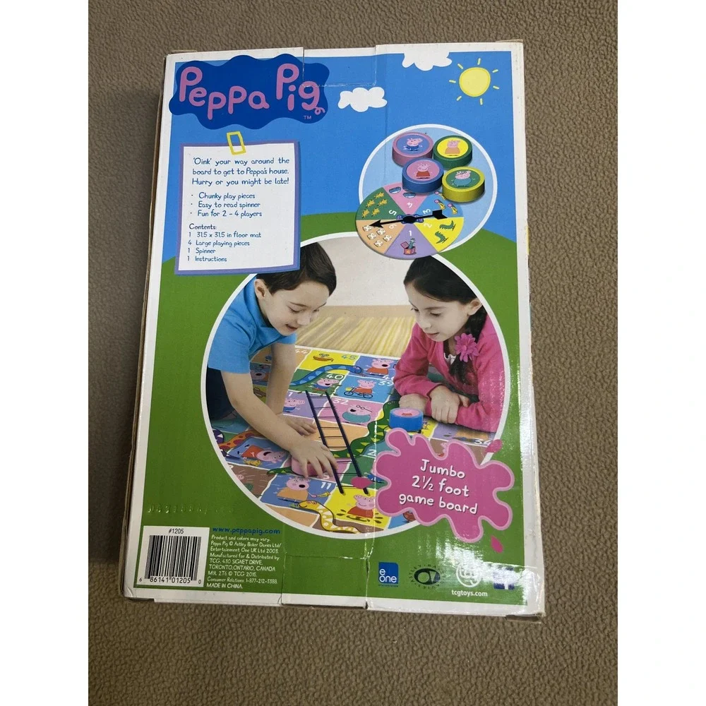 Peppa Pig Ups and Downs Game Jumbo 2 1/2 Foot Game Board TCG 2-4 Players‎